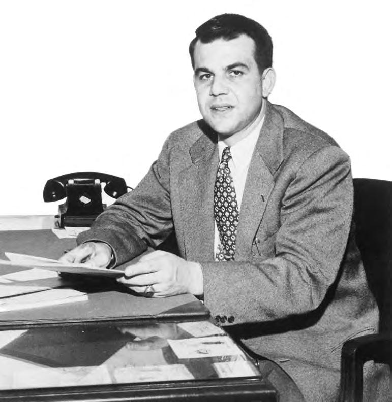 ALPA s second president, Clarence N. Sayen (below), was elected in 1952 after serving as the Association s executive vice-president during the trauma of Behncke s ouster.