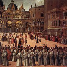 Painting by Gentile Bellini (1496) Details of Bellini painting executed between 1496 and