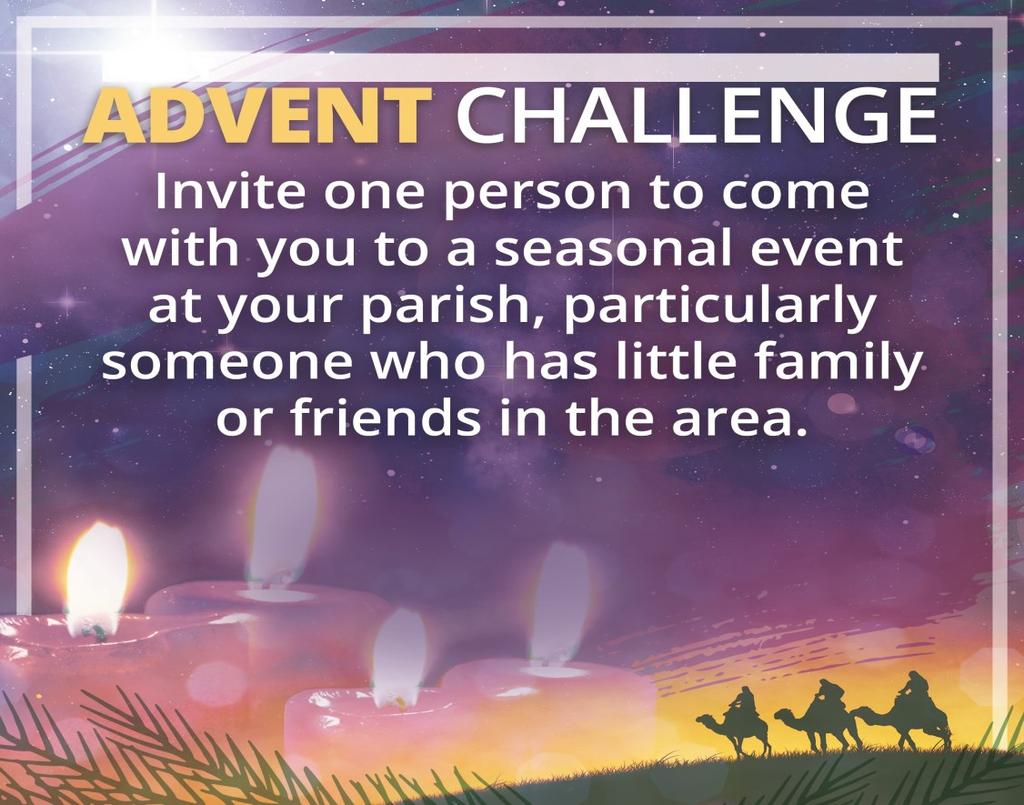 This Sunday, as we celebrate the First Sunday of Advent, our parish and others across the Archdiocese of Washington also begin the Find the Perfect Gift invitation.