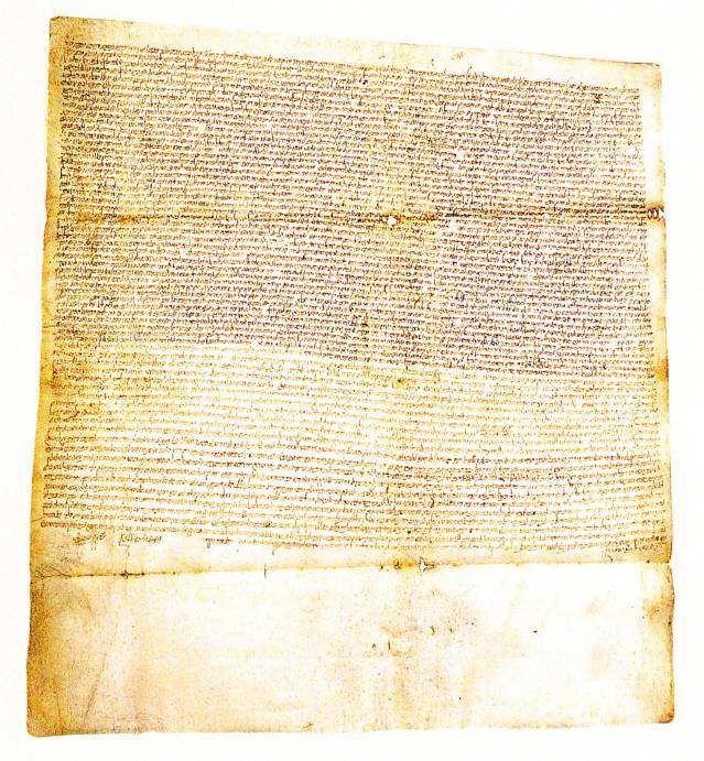 Marriage contract (ketubah) of Rabbi Sadoc & Bella, 14c, now in Vic, Catalonia Each Jewish community had its own legal and administrative system; in this respect they were no different from their