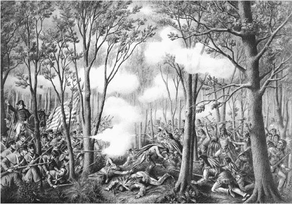 The Battle of Tippecanoe, November 7, 1811.