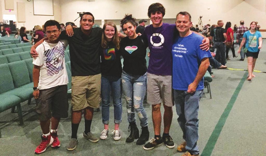 Members of St. Michael s Youth Group attended a Christian music concert in Durham recently.