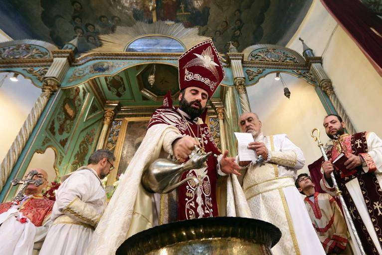 Damascus, Syria Epiphany Orthodox Christians celebrate Christmas on January 6,