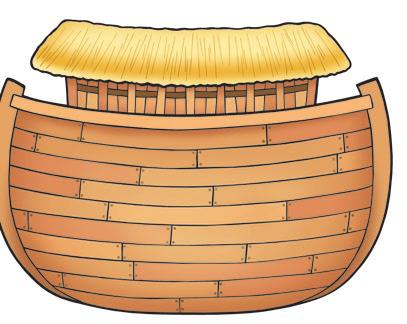 July 12, 2015 Noah Builds a Boat Genesis 6:9 9:17 God told Noah to build a big boat. A BIG boat! Hammer, hammer, hammer. Noah built the boat.