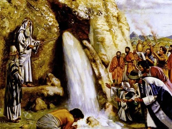 water from a rock exodus 17:1-7 It was time for the Israelites to move on. God gave them the marching orders. The next stop was a place called Rephidim.