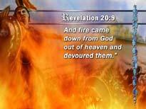 Satan and his evil angels are destroyed. Out of the ashes of the old world God makes a new one.