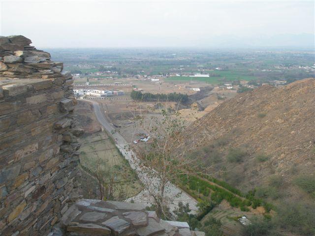 The views across the plain, south-west to Peshawar and north to Swat, were an added bonus.