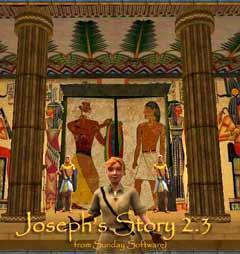PART 4: Joseph and His Brothers in Egypt (approx 45 minutes) CHAPTER 19 (approx 2:20 to 2:24) Joseph/Zaphenath-paneah and Potiphar talk at the Palace.