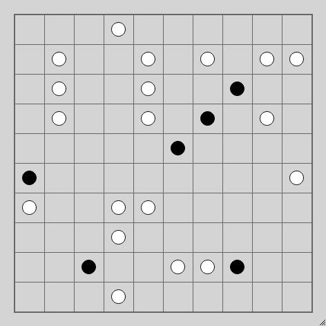 asp Example 8: Masyu puzzle