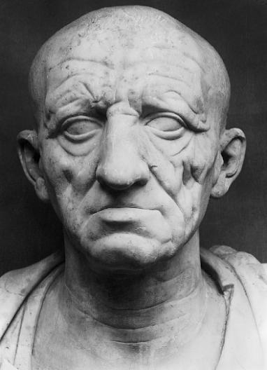 Context #42 Head of a Roman Patrician. Republican Roman. c. 75-50 BCE. Marble.