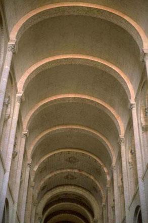 Barrel Vault Arched roof Barrel Vault is a series of arches that forms a semi-circular ceiling with