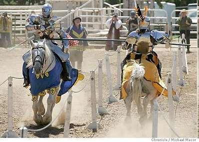 Arthur accompanies his half brother Kay to a jousting tournament at Canterbury.