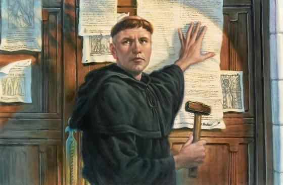 MARTIN LUTHER A Renaissance individual that disagreed with the Catholic church Outraged with the church so he wrote the 95 Thesis (document showing all the wrongdoings of the Catholic church) and