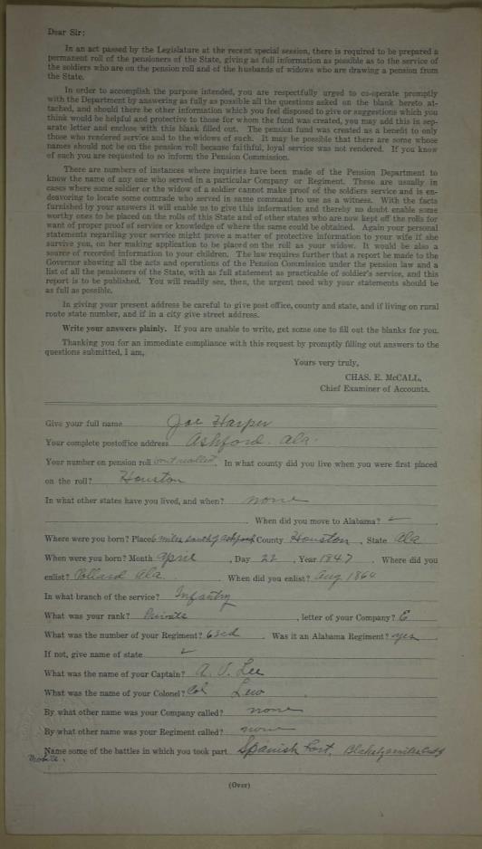 Isle of Wight Avengers 5 1907 Enumeration of