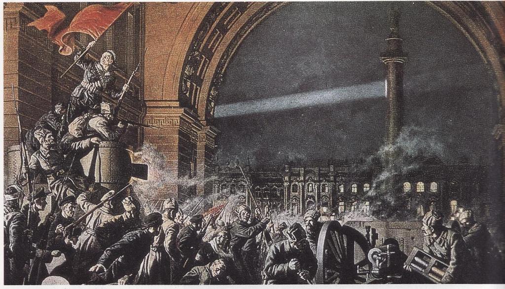 Source A A painting made in the 1930 s showing the Bolsheviks Storming the Winter
