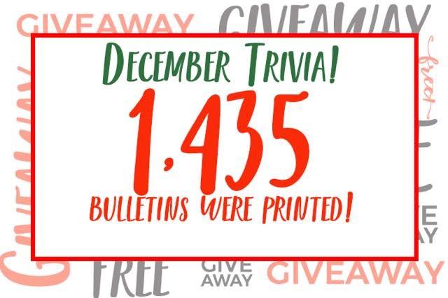 Did you play along with the December trivia in the St.