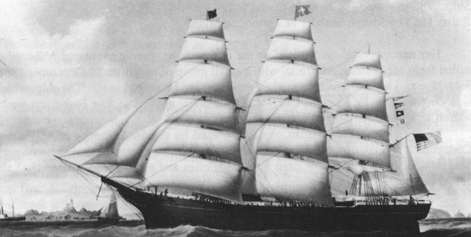 The Monarch of the Sea the ship on which Kirsten Pedersen Immigrated in