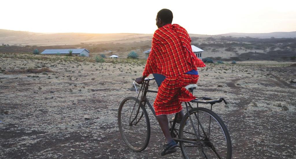 Pioneer Mathayo rides many miles to share the love of Jesus. My greatest joy is to see the Maasai people accepting Jesus as their Savior.