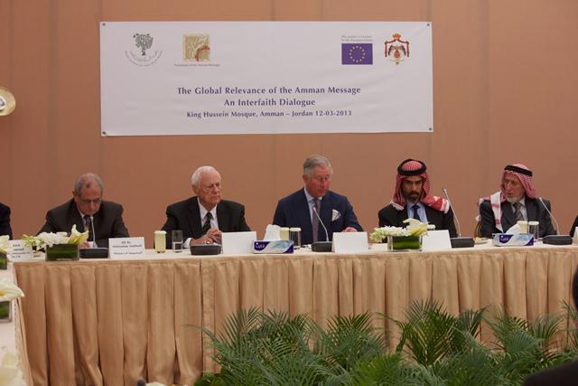 The Visit of Prince Charles promotes the Amman Message locally and internationally On Tuesday 12 March 2013, His Royal Highness Prince Charles, the Prince of Wales, in the presence of Prince Ghazi