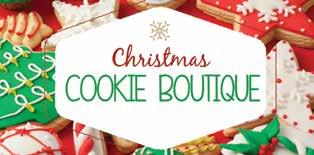 PAGE 10 Upcoming Youth Israel Team Fundraisers CHRISTMAS COOKIE BOUTIQUE TODAY 9:00 a.m. - 12:00 p.m. Looking for fresh, homemade, hand-decorated sweets just in time for the holidays?