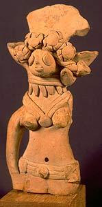 Religious Practices (Fire) Terracotta figurines had headgear with side extensions