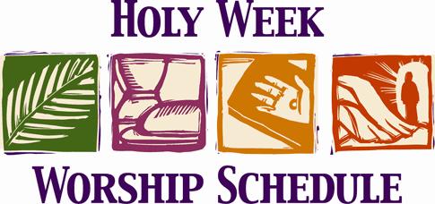 HOLY THURSDAY April 13, 2017 7:30 p.m. Mass of the Lord s Supper Adoration of the Blessed Sacrament until 10:00 p.m. GOOD FRIDAY April 14, 2017 7:30 p.m. Multi-Media Stations of the Cross HOLY SATURDAY April 15, 2017 8:00 p.