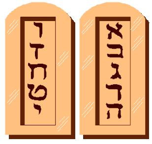 L ET TE R YU D 55 Well done! You now know the first 10 letters of the Aramaic Alphabet. You should now be able to read the tablets of stone shown here.