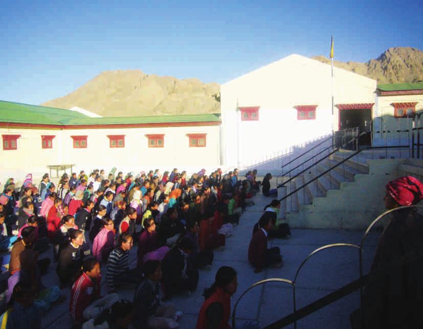 Ladakh Government School. Realisation given to their teachers.