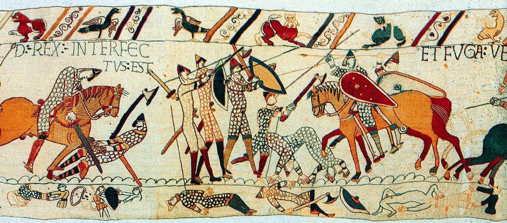 Figure 15.26, p. 348 Bayeux Tapestry (Romanesque, c.