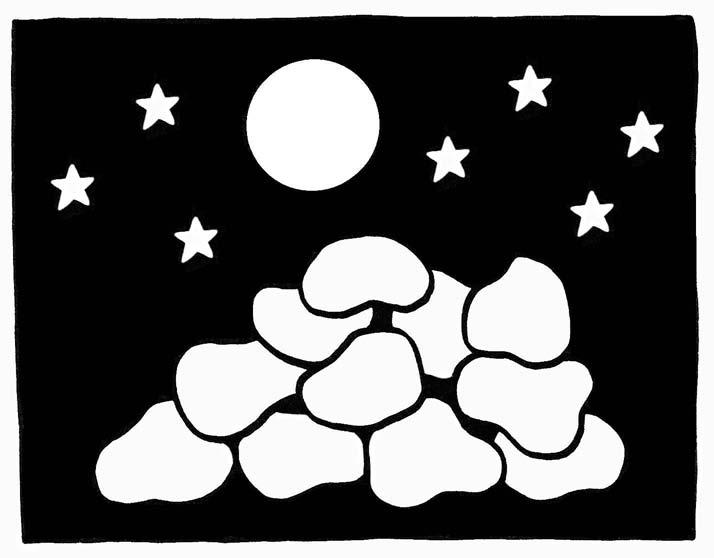 [ ] 6 PATTERN oweek P AGE Activity #1 Building by Moonlight BEFORE CLASS: Cut 2 circles out of gray construction paper. Make the circles lumpy and irregular to look like stones.