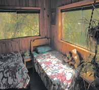 95 ea. Dorm 2-4 people $ 99.95 ea. PRIVATE Accommodations WITH MEALS Camping (Bring your tent, bed and linen) $ 69.95 Tent Cabin $ 89.95 Room in the Lodge $109.95 Tree House $119.