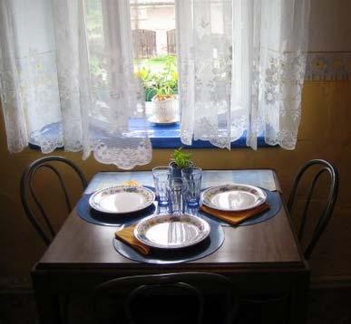 They moved to a village near Lwowek Slaski because of work, into a small, basic apartment, where they