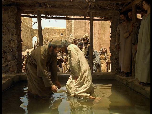 What hinders me from being baptized?" So he commanded the chariot to stand still.