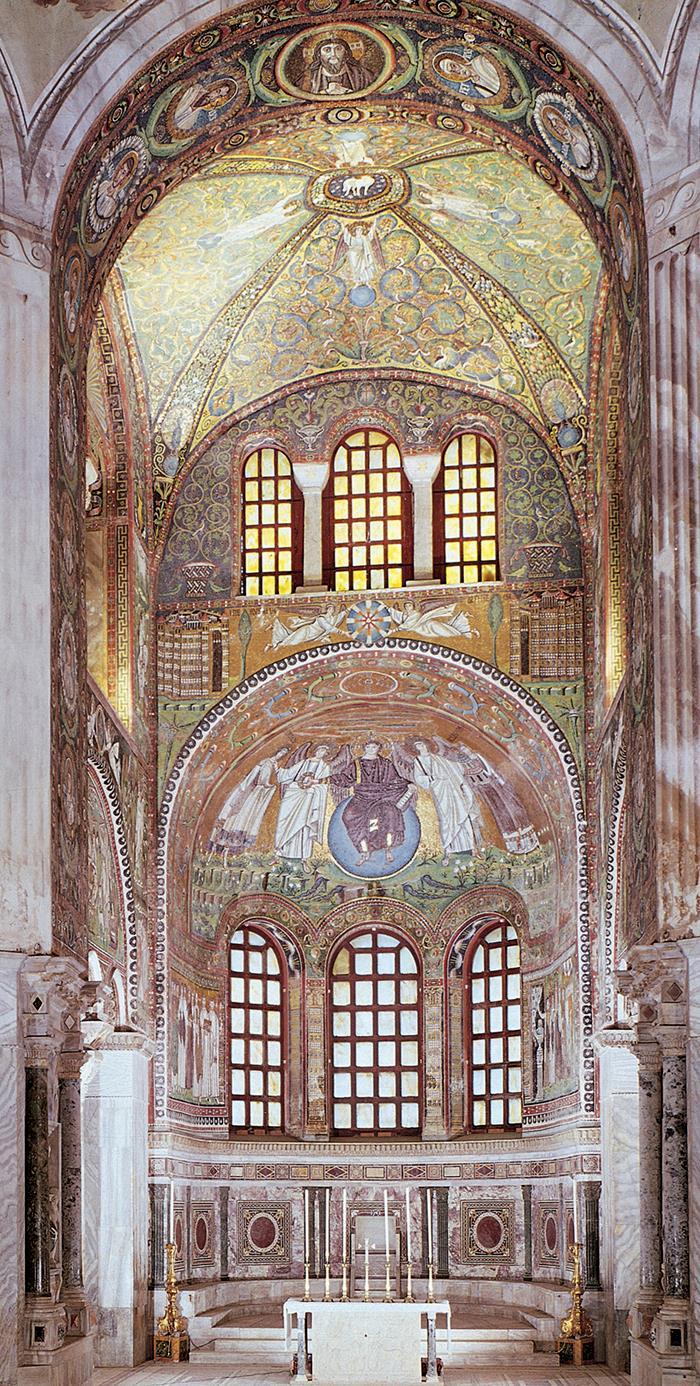 Dome and Apse Mosaics Themes: - Justinian s