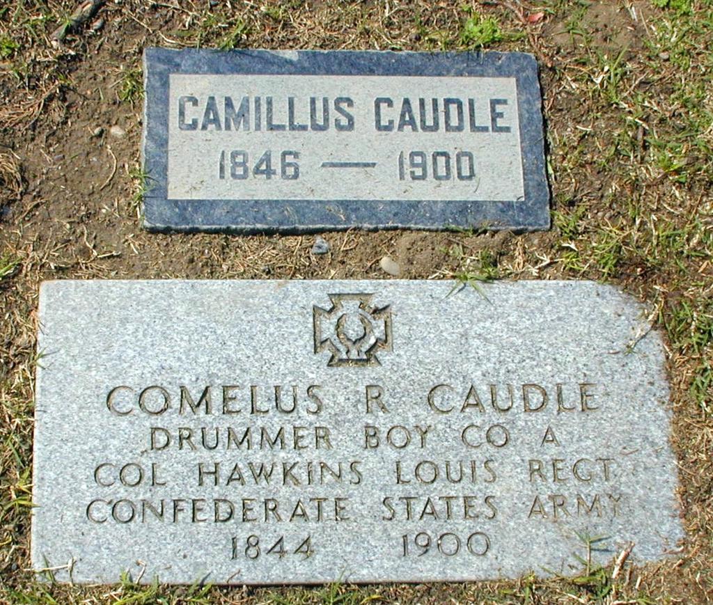 OCCGS Civil War Veterans Project Veteran s Information Veteran s Name: Camillus Randolph CAUDLE 1 Birth Date: 18 September 1846 Location: Rankin County, Mississippi Death Date: 21 April 1900