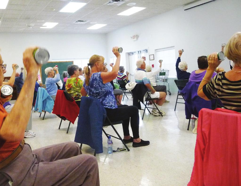 This chair-based exercise class is appropriate for older adults and those looking to lessen the impact on their joints.
