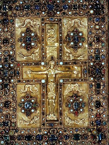 Carolingian Art Lindau Gospel Cover Lindau Gospels Cover, 880 A.D. 1. What is a Triumphant Christ? 2.