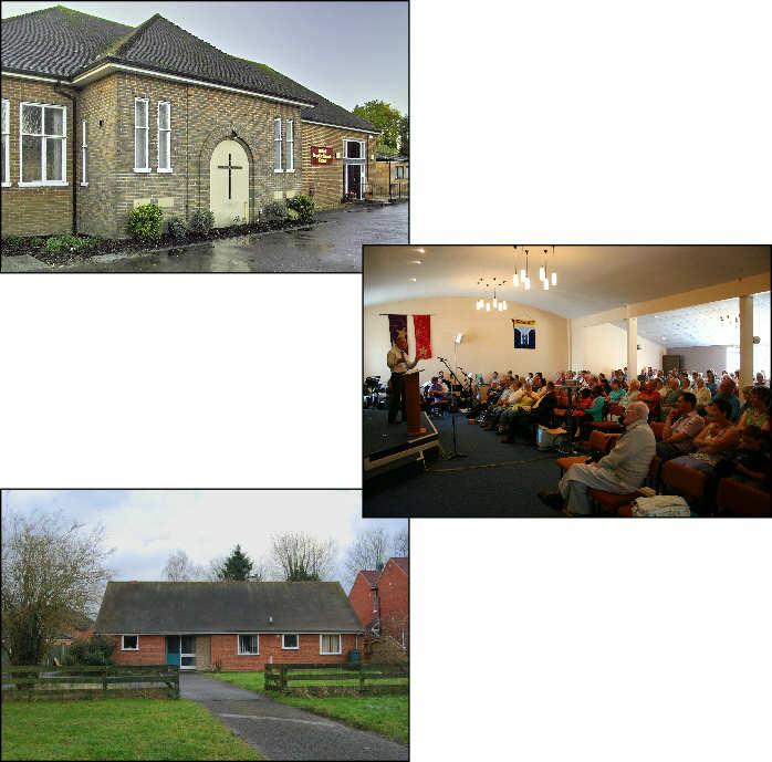 PREMISES The church centre, originally built in 1938, has been added to over the years and now provides an integrated suite of buildings consisting of worship area seating 200, halls and meeting