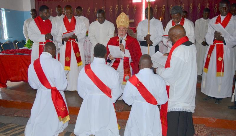 The Deacons are presented to the Bishop The