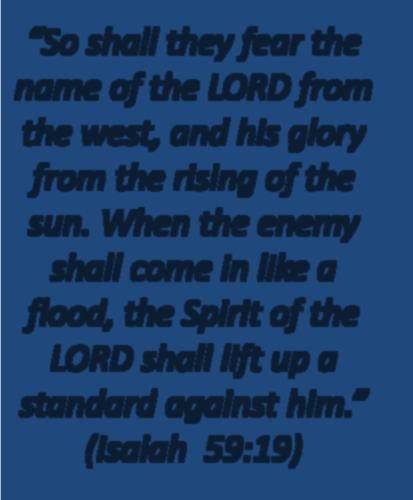 So shall they fear the name of the LORD