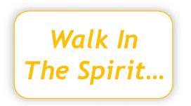 9) Being continually filled with the Holy Spirit and CHOOSING to walk in the Spirit If we continually choose to walk in the Spirit we will help to bring peace and unity to our church meetings and
