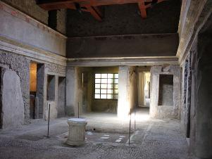 Here s an interior view of another ritzy Pompeii home, just like you d find in Corinth.