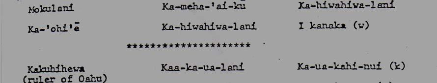 Peleioholani From Mary Pukui s Fragments of Genealogy Because Solomon and his father were both widely referred to as simply Peleioholani, there has been some confusion regarding wives and
