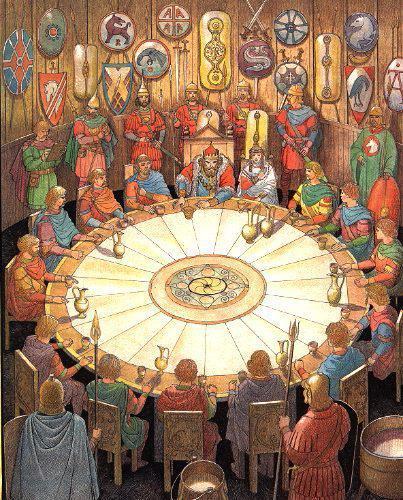 CAMELOT Arthur s castle and capital city Home of the Round Table Symbolizes the ideal society based on the concepts