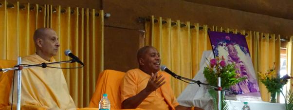 Different devotees opened up their heart and asked various questions relevant to the life of a sadhaka in a