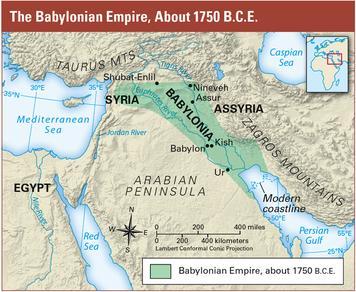 Babylon the capital of his empire. The region under his rule became known as the Babylonian Empire, or Babylonia. Hammurabi is best known for his code of laws, which he wrote from 1792 to 1750 B.C.E. Hammurabi used the code of laws to unify his empire and to preserve order.