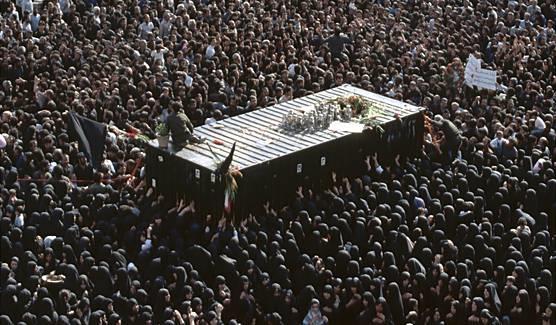Khomeini died in 1989 and millions of people mourned in the streets.
