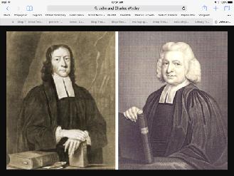 METHODIST 18th Century movement in Anglican Church led by brothers John and Charles Wesley that eventually broke off.