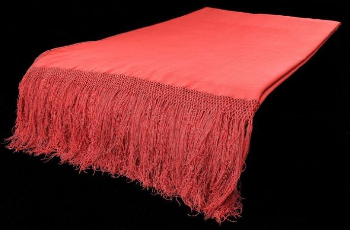 red shawl, at the Susan B.