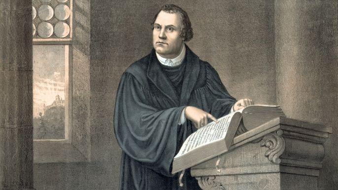 Martin Luther s views Salvation can be gained through faith alone. All Church teachings must be based on the Bible. The pope and Church traditions are false authorities.